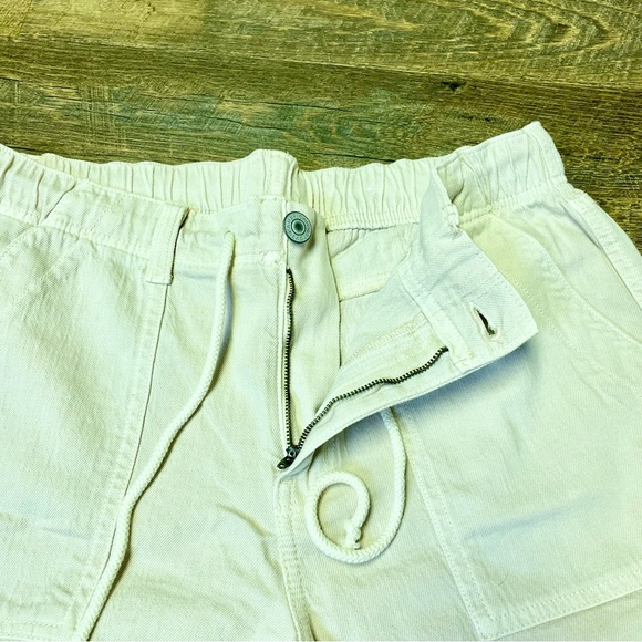 American Eagle AE Jogger Pants Jeans Size 10 Khaki Beige Drawstring - Picture 10 of 11